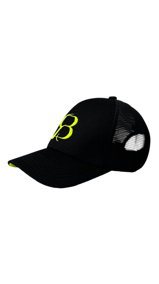 Cap | Black × Fluorescent Green
